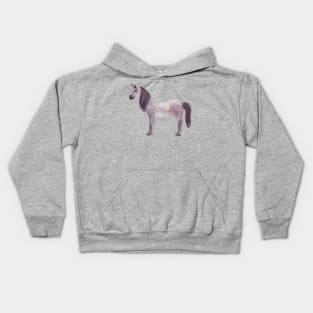 Gray Dapple Unicorn Kids Hoodie